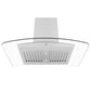 ZLINE 30 in. Convertible Vent Island Mount Range Hood in Stainless Steel & Glass Handle, Open Box-Great Condition