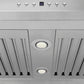 ZLINE 30 in. Convertible Vent Island Mount Range Hood in Stainless Steel & Glass Handle, Open Box-Great Condition