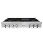 ZLINE 48 in. Legacy Gas Rangetop with 6 Brass Burners and Porcelain Cooktop in Stainless Steel (RT-BR-48)