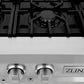 ZLINE Kitchen Package with 36 in. Stainless Steel Rangetop and 36 in. Convertible Range Hood (2KP-RTRH36)