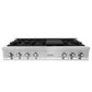 ZLINE 48 in. Legacy Gas Rangetop with 7 Burners and Porcelain Cooktop in Stainless Steel (RT48) front.