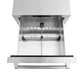 ZLINE 24 in. Touchstone 168 Can Outdoor-Rated Dual Refrigerator Drawer with Stainless Steel Doors, Open Box-Good Condition
