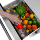 ZLINE 24 in. Touchstone 168 Can Outdoor-Rated Dual Refrigerator Drawer with Stainless Steel Doors, Open Box-Good Condition
