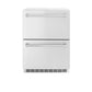 ZLINE 24 in. Touchstone 168 Can Outdoor-Rated Dual Refrigerator Drawer with Stainless Steel Doors, Open Box-Good Condition