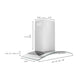 ZLINE 36 in. Convertible Vent Wall Mount Range Hood in Stainless Steel & Glass, Open Box-Good Condition