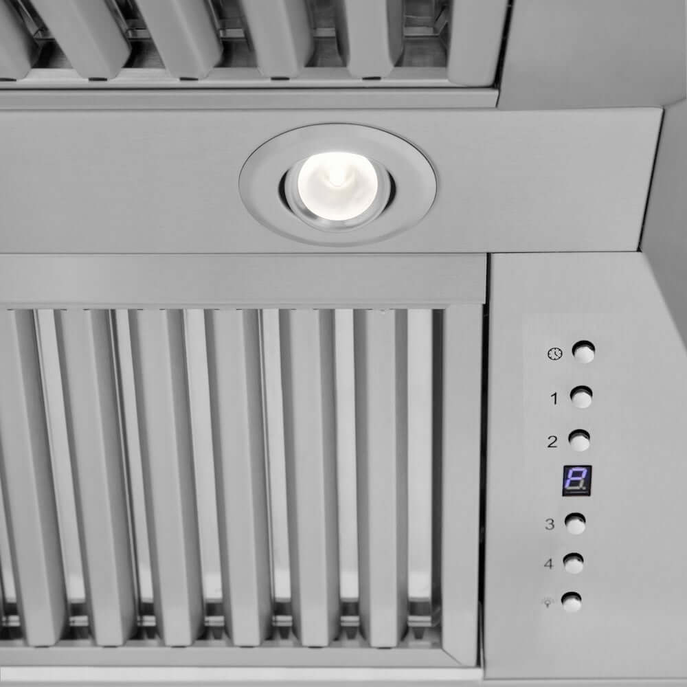 ZLINE 36 in. Professional Convertible Vent Wall Mount Range Hood in Stainless Steel, Open Box-Good Condition