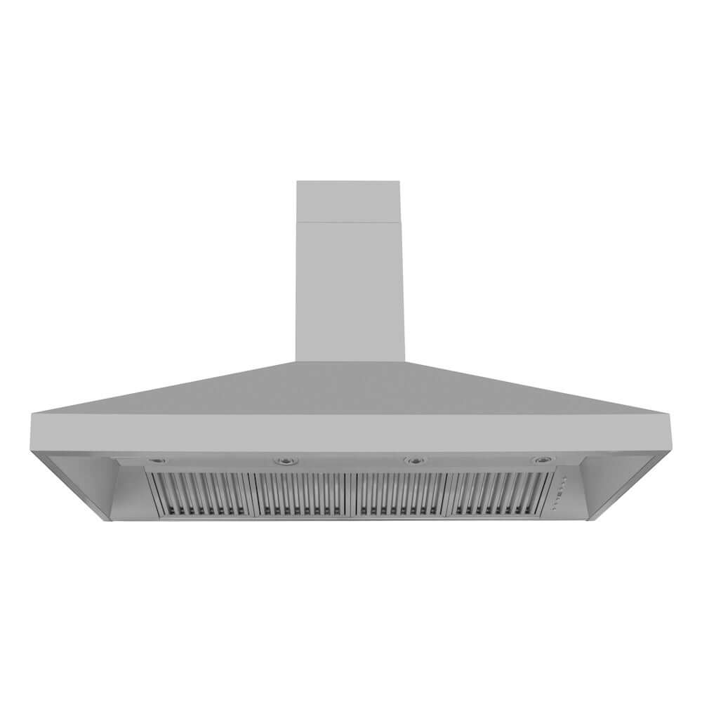 ZLINE 60 in. Kitchen Package with Stainless Steel Dual Fuel Range, Convertible Vent Range Hood and 24 in. Microwave Oven (3KP-RARHMWO-60)