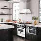ZLINE Autograph Edition 30 in. Stainless Steel Range Hood with White Matte Shell and Accents (8654STZ-WM30) 