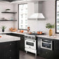 ZLINE 30 in. Stainless Steel Range Hood with Colored Shell Options and Stainless Steel Handle (8654STX-30) 