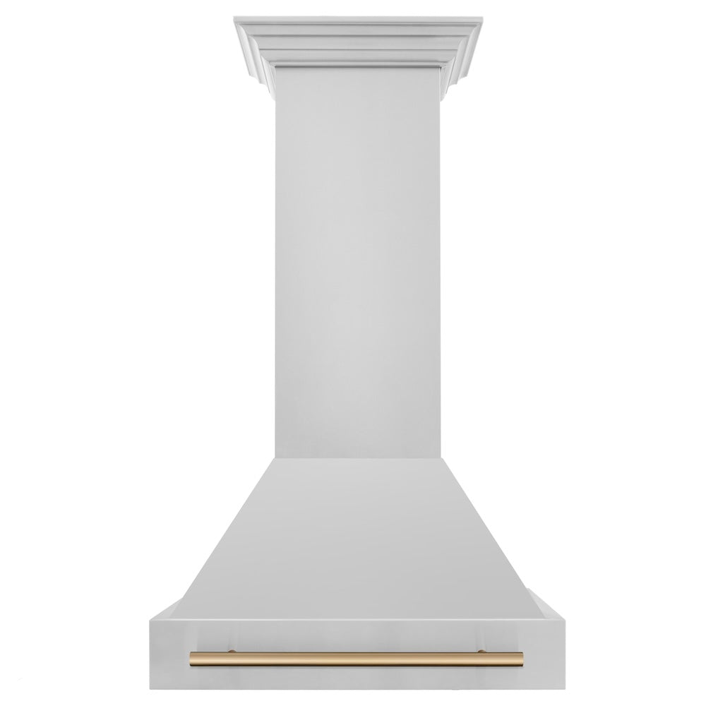 ZLINE Autograph Edition Stainless Steel Range Hood with Stainless Steel Shell and Handle (8654STZ)