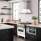 ZLINE Autograph Edition 30 in. Stainless Steel Range Hood with White Matte Shell and Accents (8654STZ-WM30) 