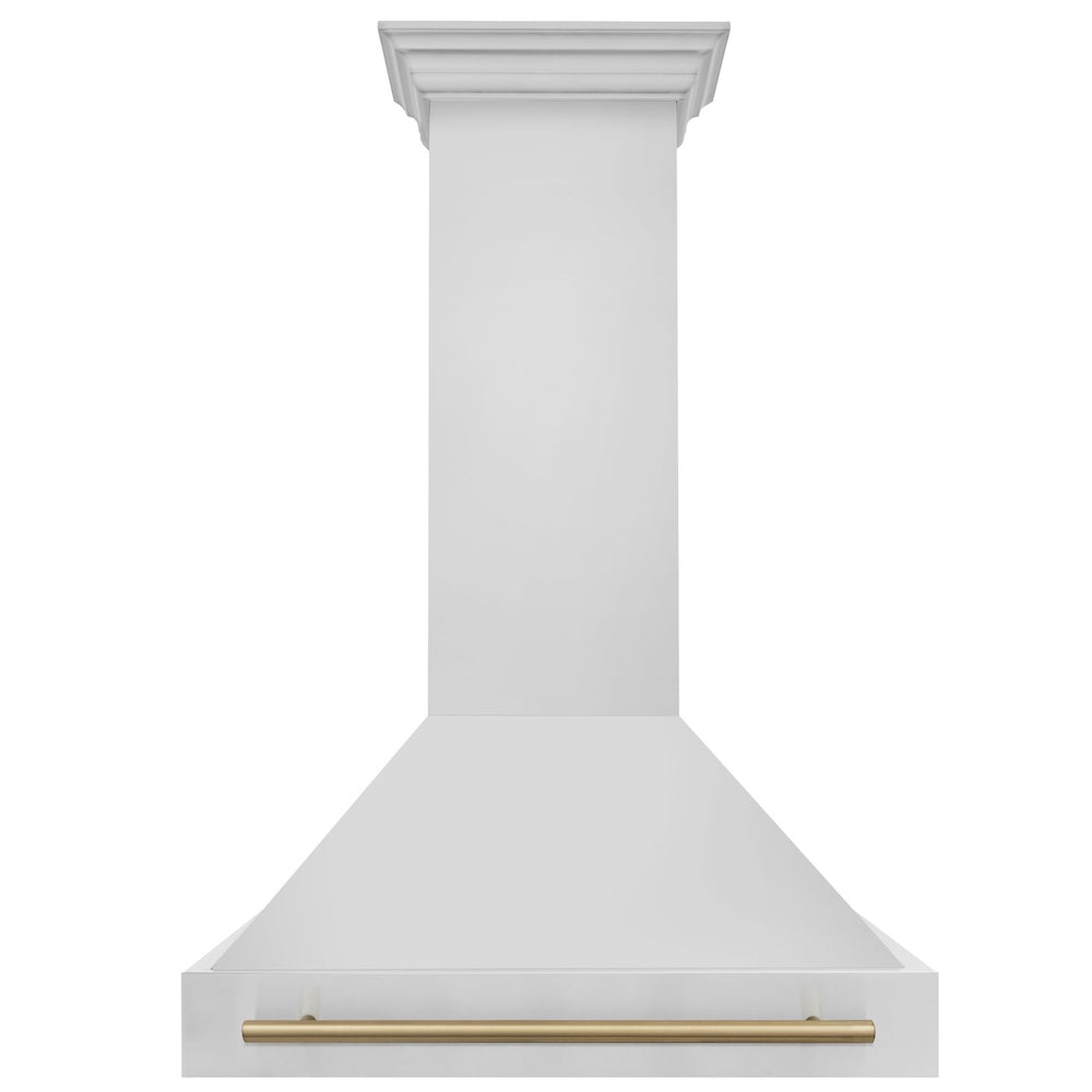 ZLINE Autograph Edition Stainless Steel Range Hood with Stainless Steel Shell and Accent Handle (8654STZ)