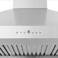 ZLINE 36 in. Convertible Vent Wall Mount Range Hood in Stainless Steel, Handle Open Box-Good Condition
