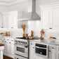 ZLINE 36 in. Convertible Vent Wall Mount Range Hood in Stainless Steel, Handle Open Box-Good Condition
