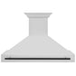 ZLINE Autograph Edition 48 in. Kitchen Package in Stainless Steel with Dual Fuel Range, Range Hood, Dishwasher and Refrigerator with Matte Black Accents (4KAPR-RARHDWM48-MB)