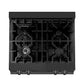 ZLINE 30 in. Legacy Gas Rangetop with 4 Burners and Porcelain Cooktop in Black Stainless Steel, Open Box-Good Condition