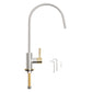 ZLINE Autograph Edition Single-Handle Drink Faucet in Brushed Nickel and Champagne Bronze (FBV-ZBNCB)