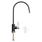 ZLINE Autograph Edition Single-Handle Drink Faucet in Matte Black and Brushed Nickel (FBV-ZMBBN)