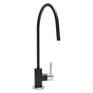 ZLINE Autograph Edition Single-Handle Drink Faucet in Matte Black and Brushed Nickel (FBV-ZMBBN)