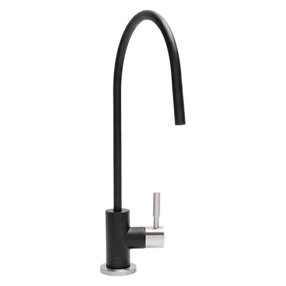 ZLINE Autograph Edition Single-Handle Drink Faucet in Matte Black and Brushed Nickel (FBV-ZMBBN)