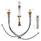 ZLINE Autograph Edition Bliss Widespread Bath Faucet in Brushed Nickel and Champagne Bronze (BLS-BF-ZBNCB)