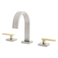 ZLINE Autograph Edition Bliss Widespread Bath Faucet in Brushed Nickel and Champagne Bronze (BLS-BF-ZBNCB)
