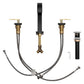 ZLINE Autograph Edition Bliss Widespread Bath Faucet in Matte Black and Champagne Bronze (BLS-BF-ZMBCB)