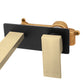 ZLINE Autograph Edition Bliss Waterfall Shower System in Matte Black and Champagne Bronze (BLS-SHS-ZMBCB)
