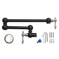ZLINE Autograph Edition Rembrandt Pot Filler in Matte Black and Brushed Nickel (REM-FPF-ZMBBN)