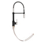 ZLINE Autograph Edition Sierra Pull-Down Spring Single-Handle Kitchen Faucet in Matte Black and Brushed Nickel (SRA-KF-ZMBBN)