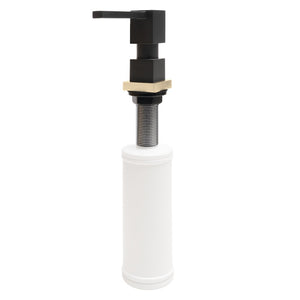 ZLINE Autograph Edition Faucet Soap Dispenser in Matte Black and Champagne Bronze (FSD-ZMBCB)