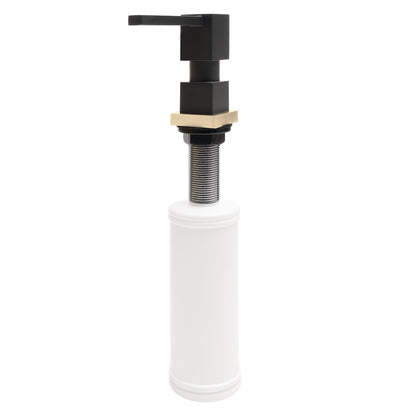 ZLINE Autograph Edition Faucet Soap Dispenser in Matte Black and Champagne Bronze (FSD-ZMBCB)