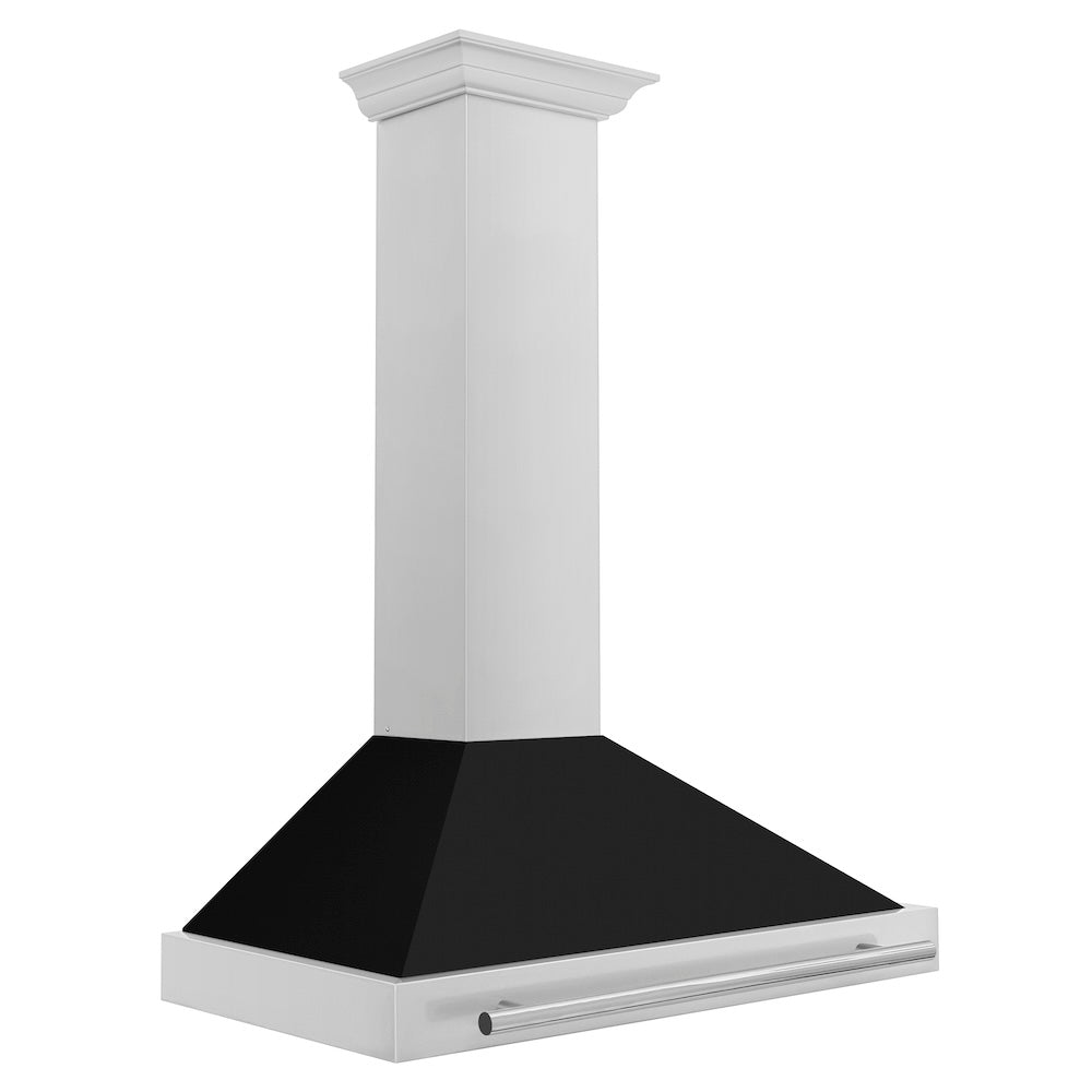 ZLINE 36 in. Stainless Steel Range Hood with Stainless Steel Handle and Color Options (KB4STX-36) side.