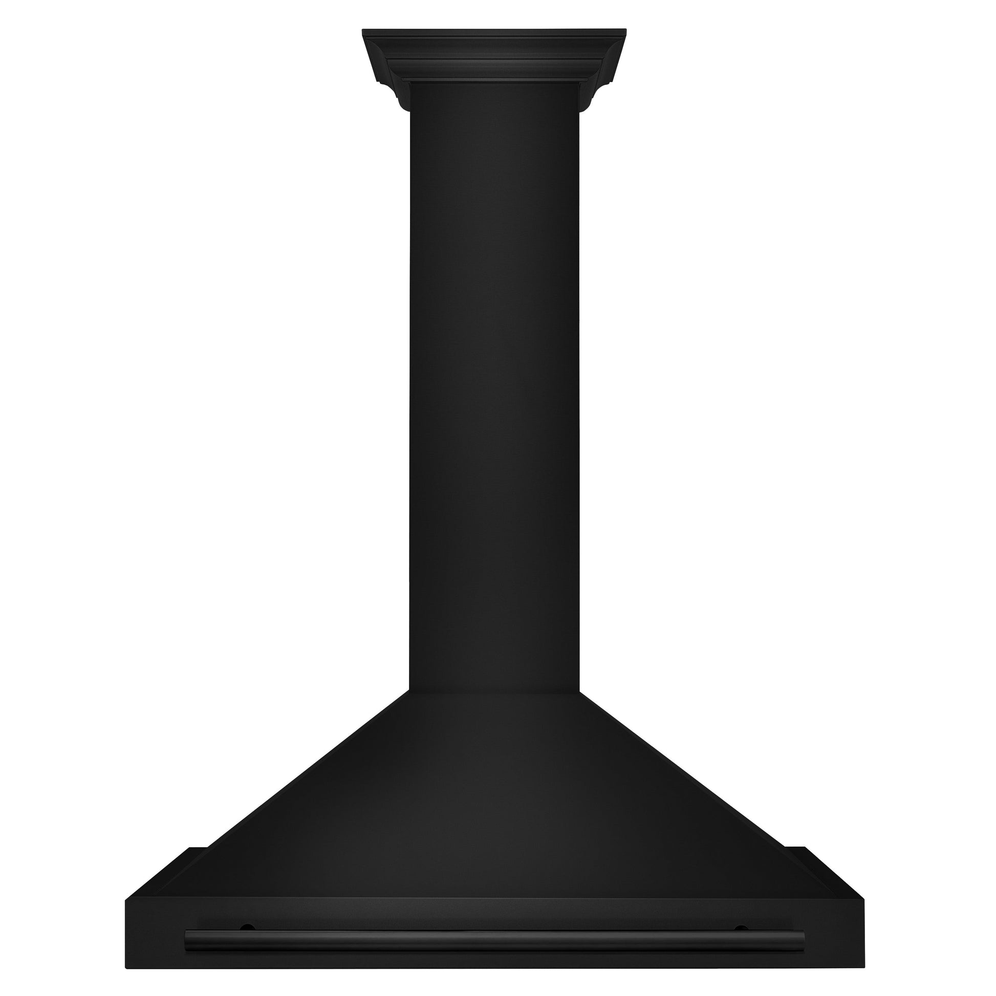 ZLINE 36 in. Convertible Black Stainless Steel Wall Mount Range Hood With Black Stainless Steel Handle, Open Box-Great Condition