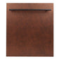 ZLINE 24 in. Dishwasher Panel with Modern Handle (DP-24) Hand Hammered Copper