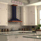ZLINE Designer Series Wall Mount Range Hood in Oil-Rubbed Bronze and Copper (KB2-BCXXX) 
