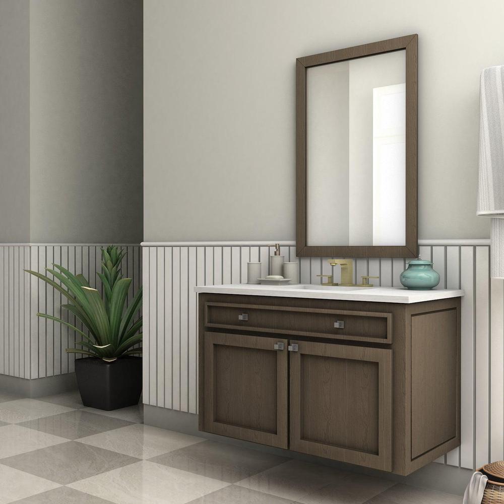 ZLINE Crystal Bay Bath Faucet (CBY-BF) Polished Gold lifestyle, in a luxury home.