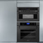 ZLINE 30 in. 1.6 cu ft. Built-in Convection Microwave Oven in Black Stainless Steel with Speed and Sensor Cooking, Open Box-Excellent Condition