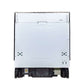 ZLINE 24 in. Copper Top Control Built-In Dishwasher with Stainless Steel Tub and Traditional Style Handle, 52dBa (DW-C-H-24) front, closed, without panel.