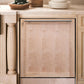 ZLINE 24 in. Unfinished Top Control Built-In Dishwasher with Stainless Steel Tub and Modern Style Handle, 52dBa (DW-UF-24) built-in to cabinets in a luxury kitchen.