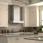 ZLINE Convertible Professional Wall Mount Range Hood in Stainless Steel (KECOM) 
