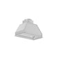 ZLINE 40 in. Remote Blower Ducted Range Hood Insert in Stainless Steel (695-RS-40-400) side, under.