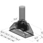 ZLINE 28 in. Ducted Wall Mount Range Hood Insert in Outdoor Approved Stainless Steel (695-304-28)