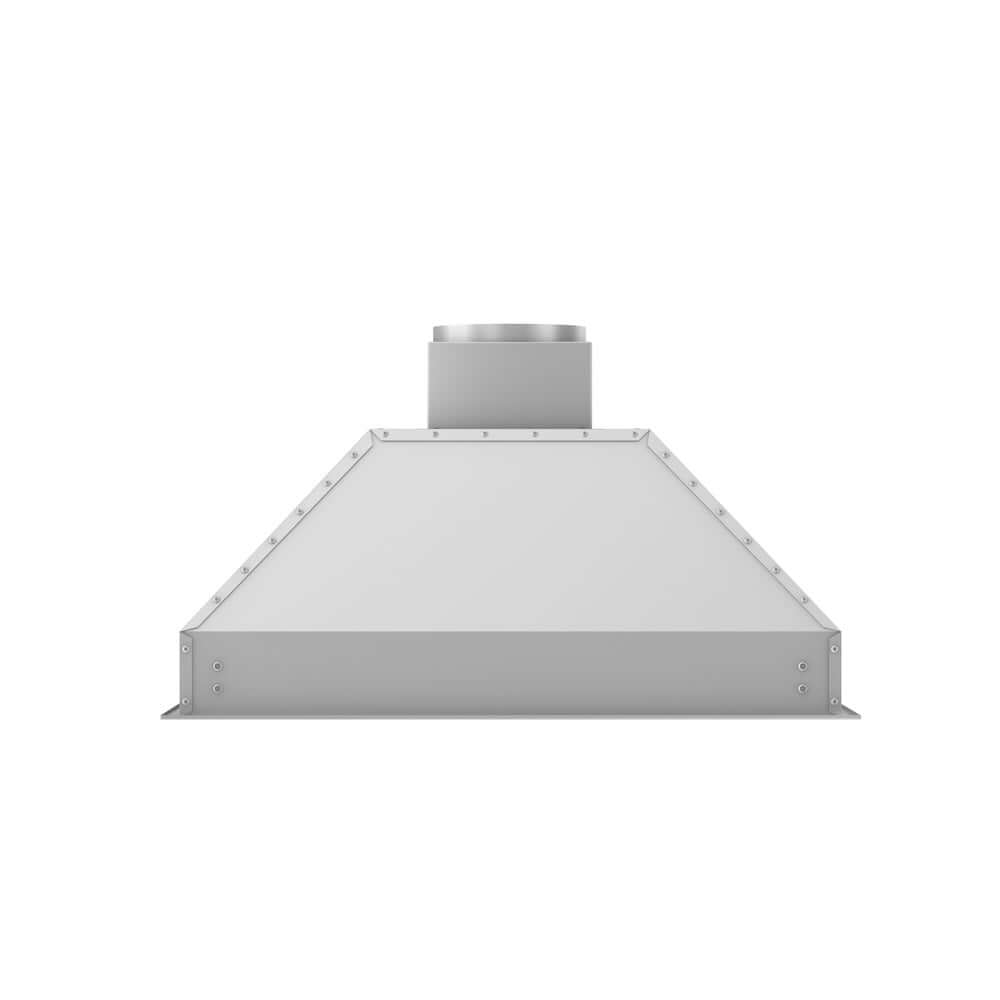 ZLINE 40 in. Ducted Wall Mount Range Hood Insert in Stainless Steel (721-40) front.