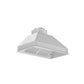 ZLINE 40 in. Ducted Wall Mount Range Hood Insert in Outdoor Approved Stainless Steel (721-304-40) side, under.