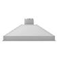 ZLINE 46 in. Ducted Wall Mount Range Hood Insert in Stainless Steel (721-46) front.
