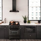 ZLINE Convertible Vent Wall Mount Range Hood in Black Stainless Steel (BSKEN) 