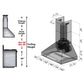 ZLINE 30 in. Professional Convertible Vent Wall Mount Range Hood in Stainless Steel, Open Box-Great Condition