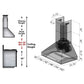 ZLINE 30 in. Professional Convertible Vent Wall Mount Range Hood in Stainless Steel, Open Box-Great Condition