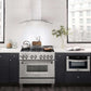 ZLINE Convertible Vent Wall Mount Range Hood in Stainless Steel and Glass (KN4) 